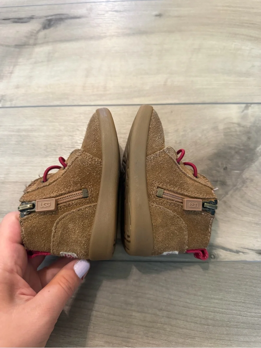 UGG Brown Suede Booties Baby size 5